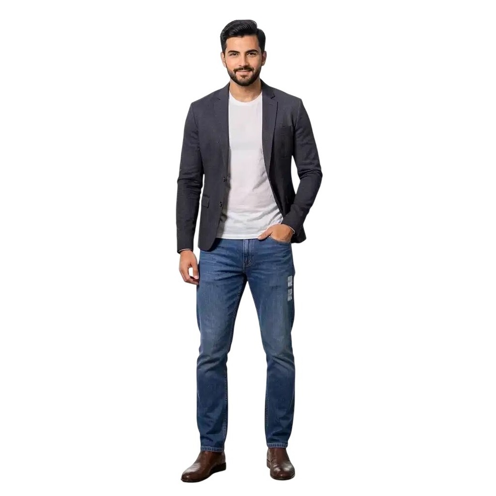 Levis 559 Relaxed Straight Jeans Mens 38x36 Blue Stretch Denim Big and Tall NWT